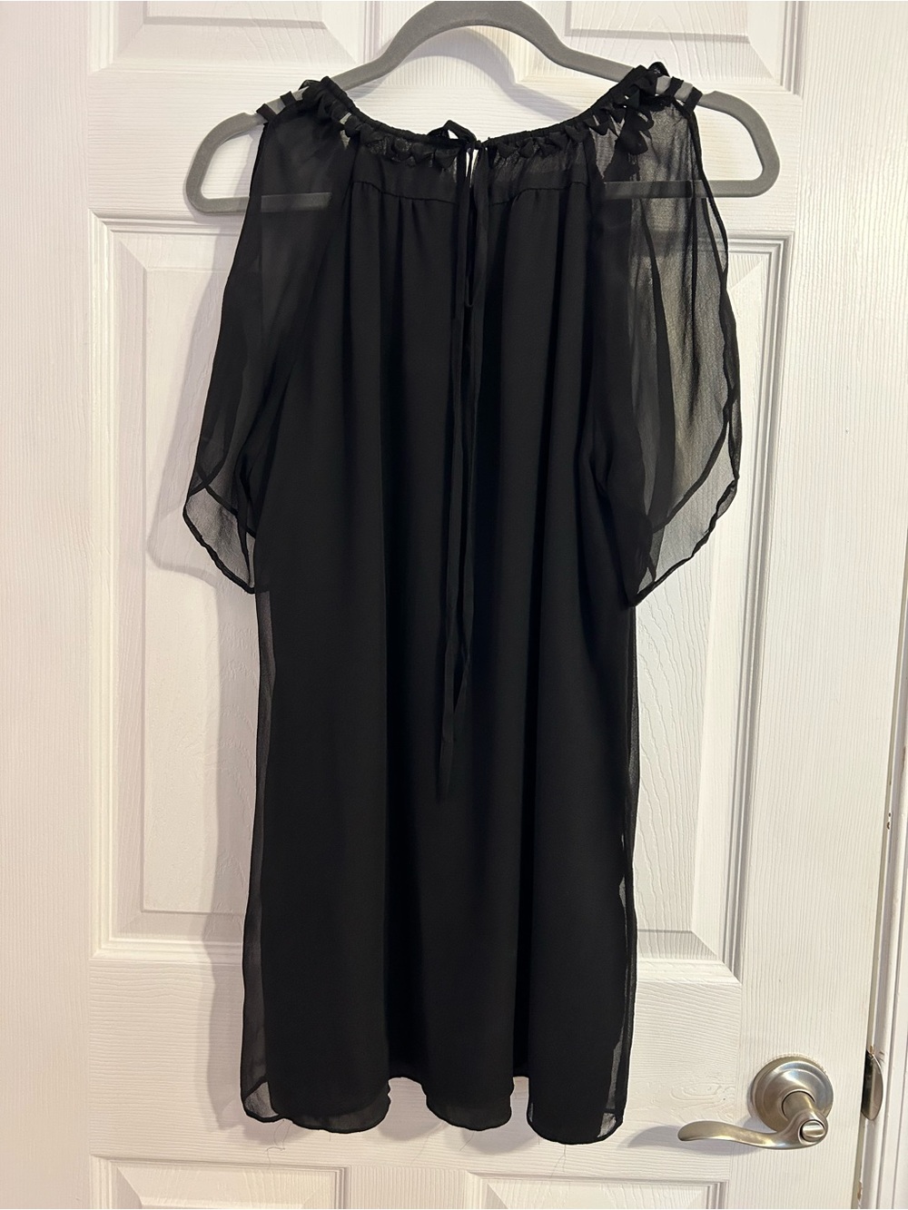 NWOT Pleated Silk Blouse - Picture 4 of 7
